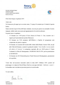 LETTERA GENNAIO 2019